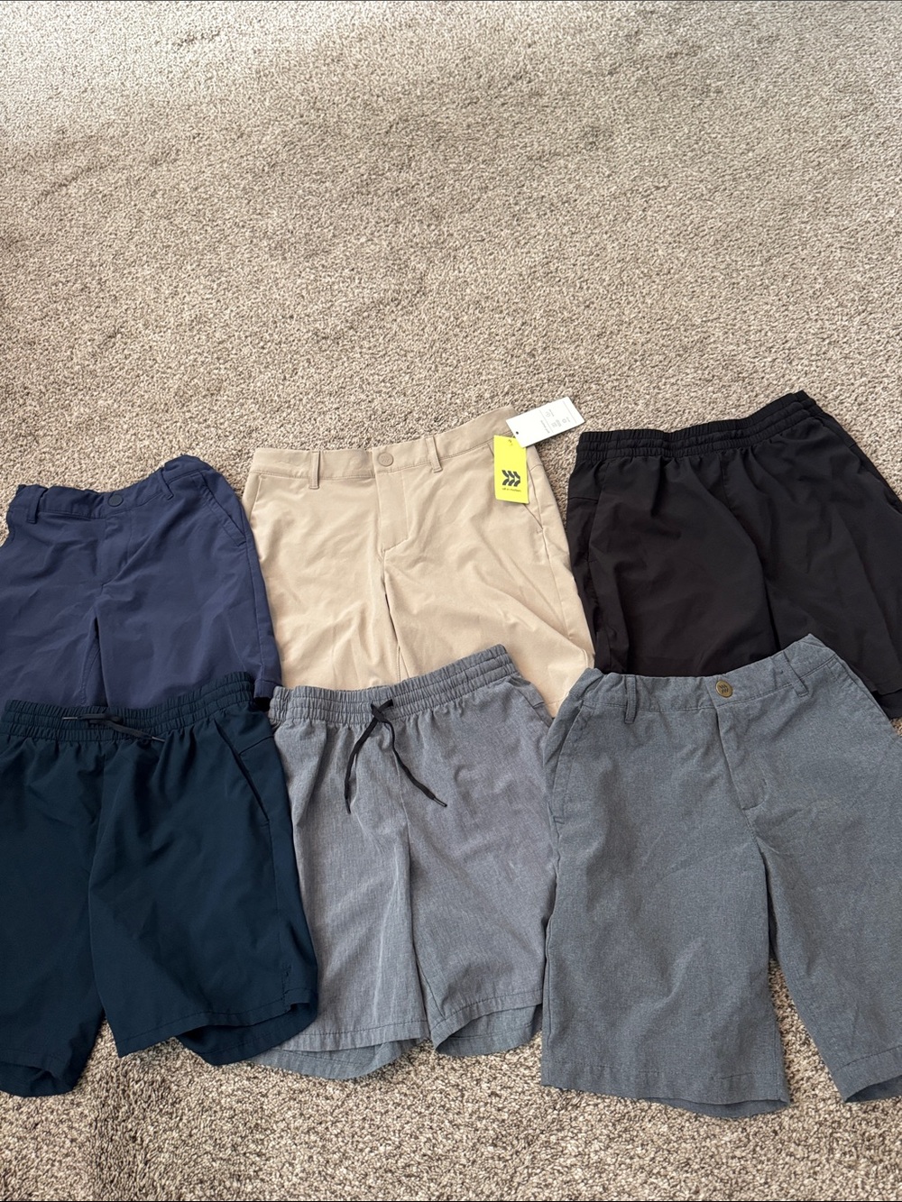 Kids Bottoms Multipack - Navy, Khaki, Black, Gray Shorts